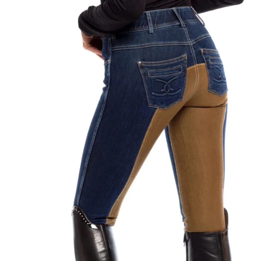 Goode Rider Equestrian Jean - Full Seat Mid Rise All Purpose Breech Size 26R - Picture 3 of 14